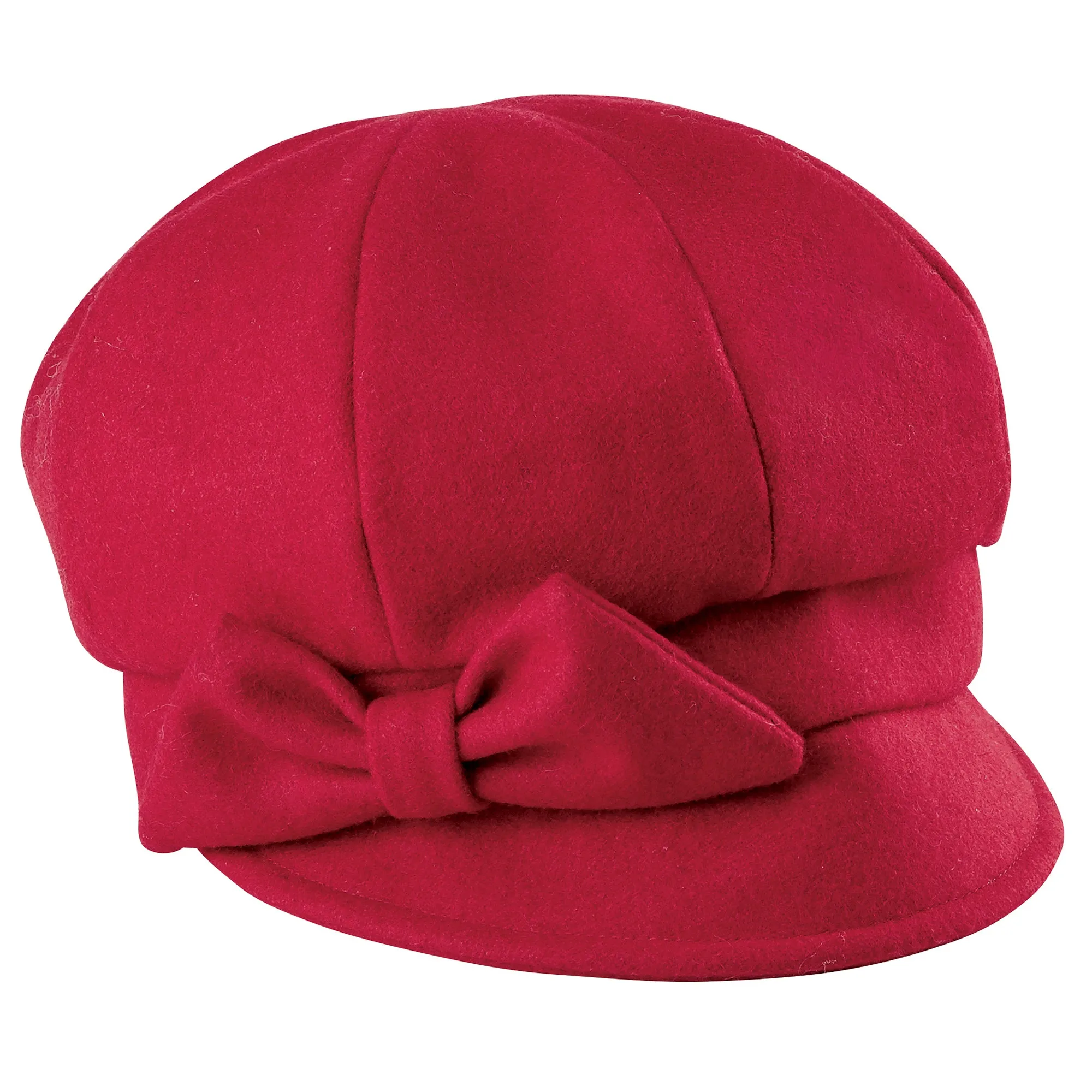 Women's Wool Cap With Bow