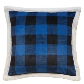 Wrangler Blue Lumberjack Pillow