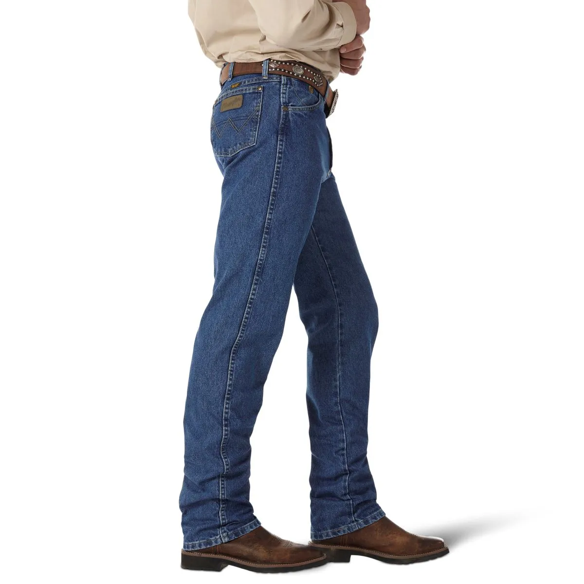 'Wrangler' Men's George Strait Cowboy Cut® Original Fit - Heavyweight Stone Denim