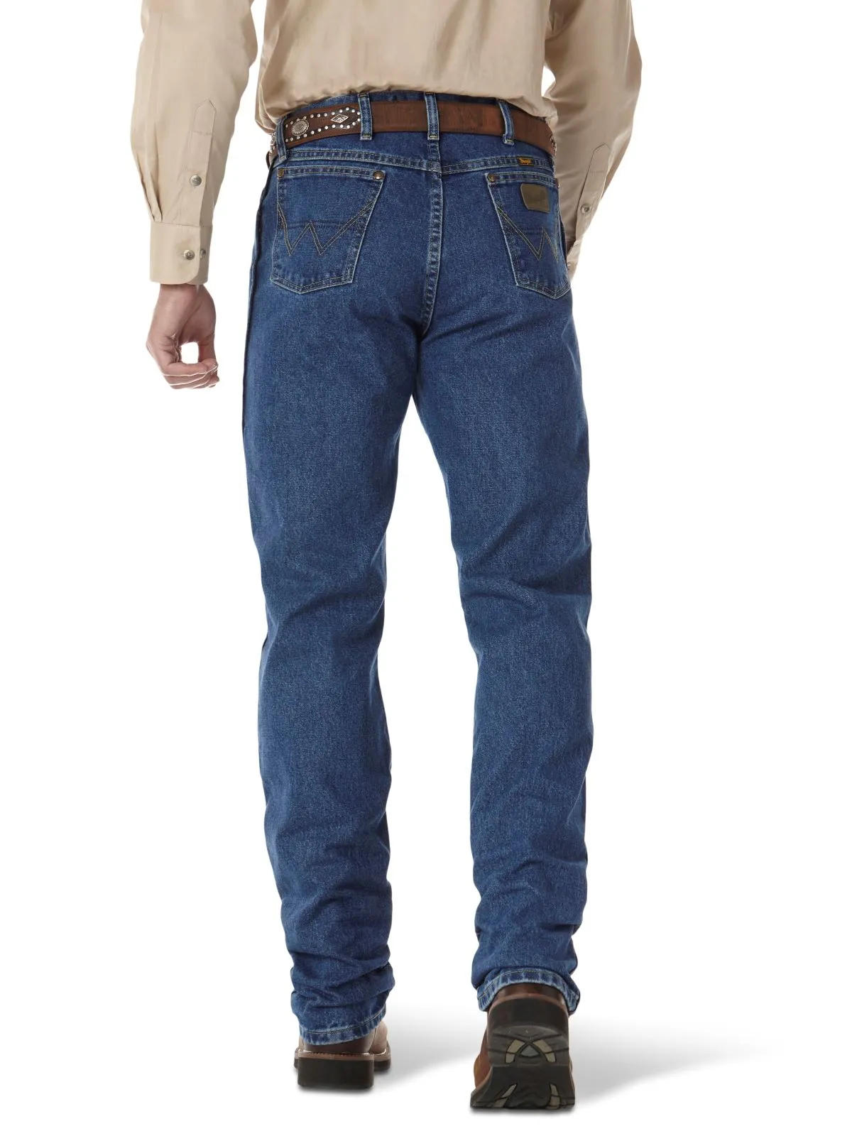 'Wrangler' Men's George Strait Cowboy Cut® Original Fit - Heavyweight Stone Denim