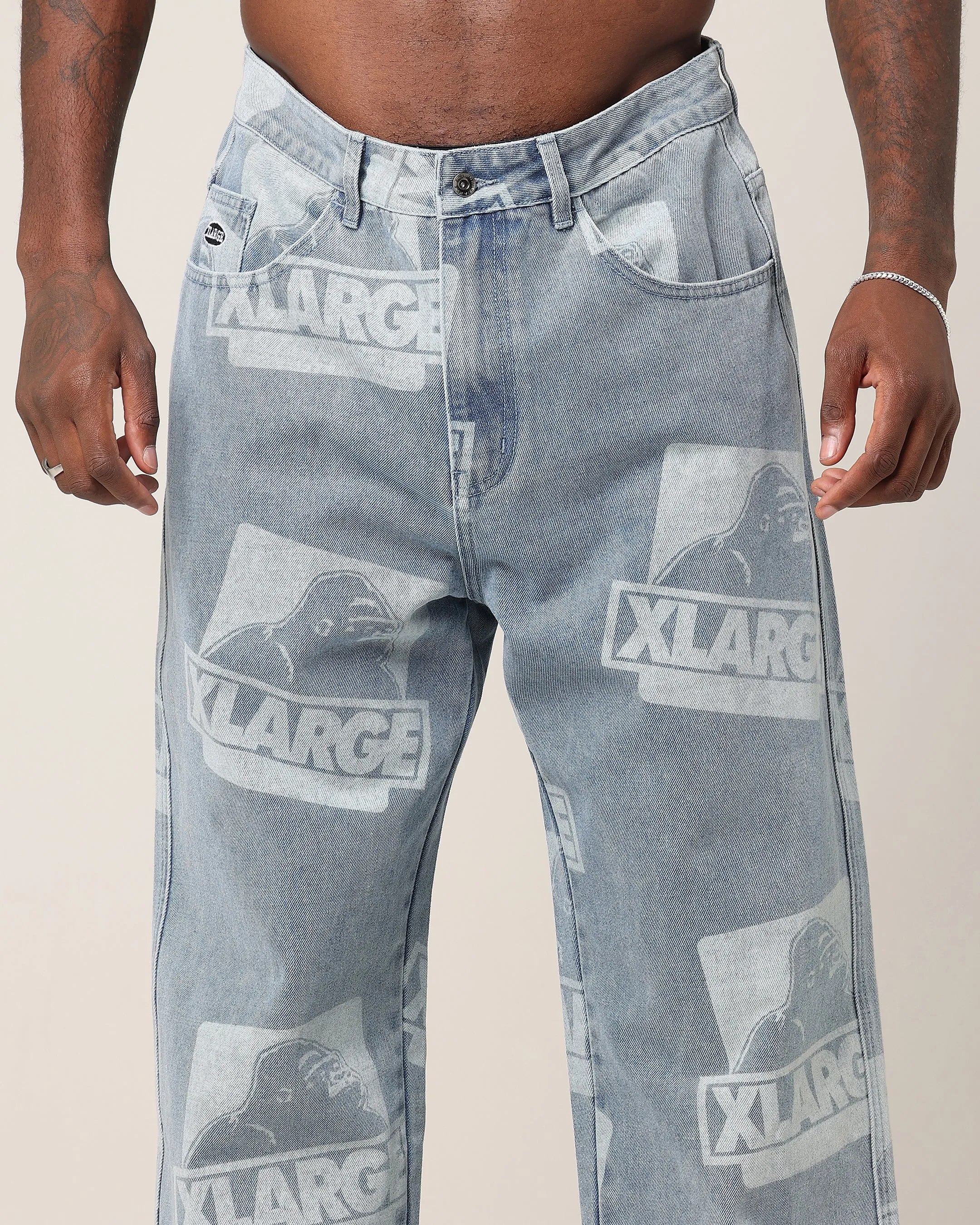 X-Large OG Bull Denim 91 Pants Light Denim