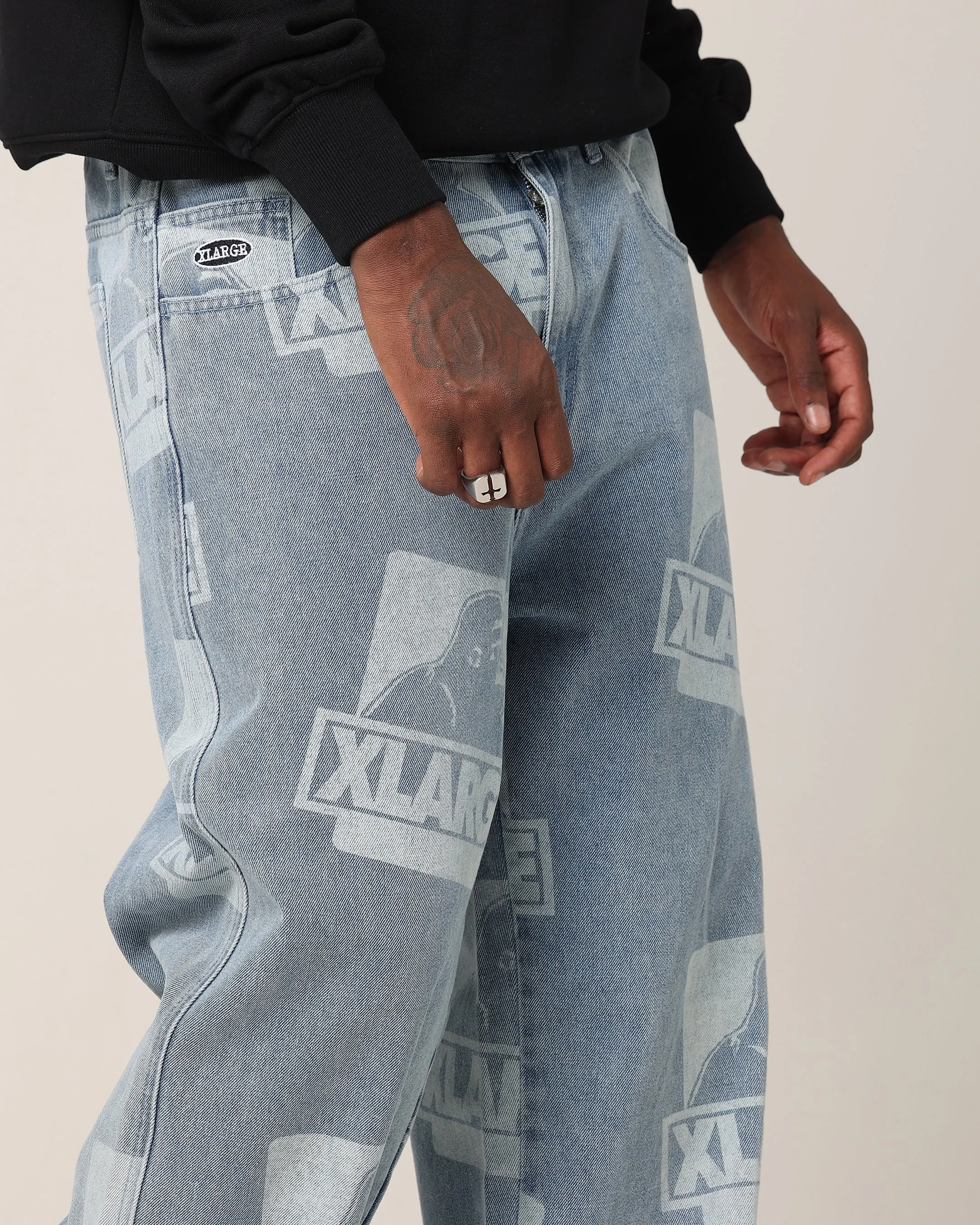 X-Large OG Bull Denim 91 Pants Light Denim